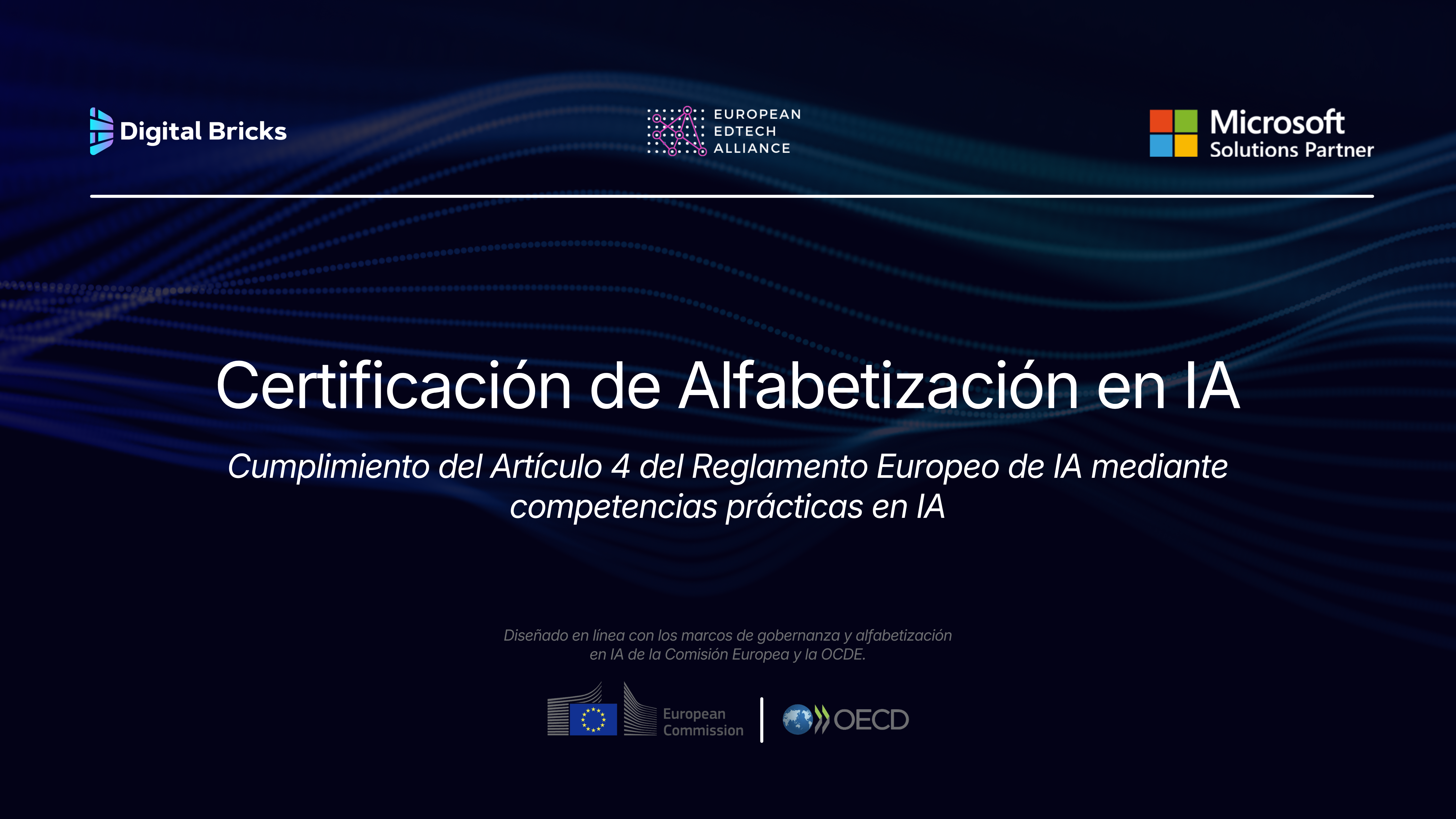 Product image for Certificación de Alfabetización en IA | Cumplimiento del Artículo 4 del Reglamento Europeo de IA mediante competencias prácticas en IA