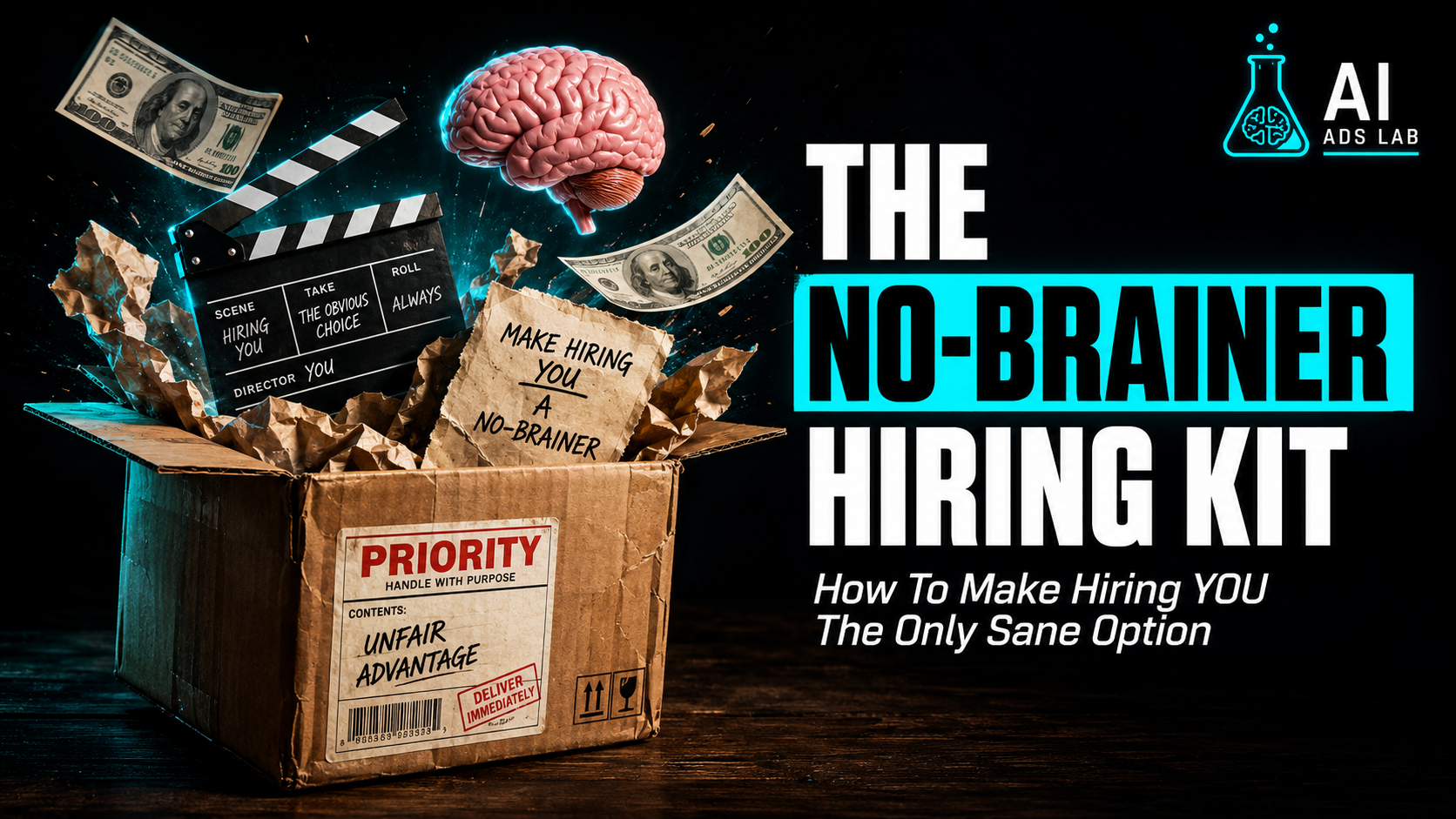 Product image for The No Brainer Hiring Kit (AI Ads Lab)