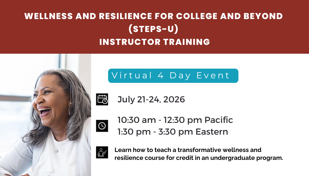 Product image for Wellness and Resilience Course (STEPS-U) 2026