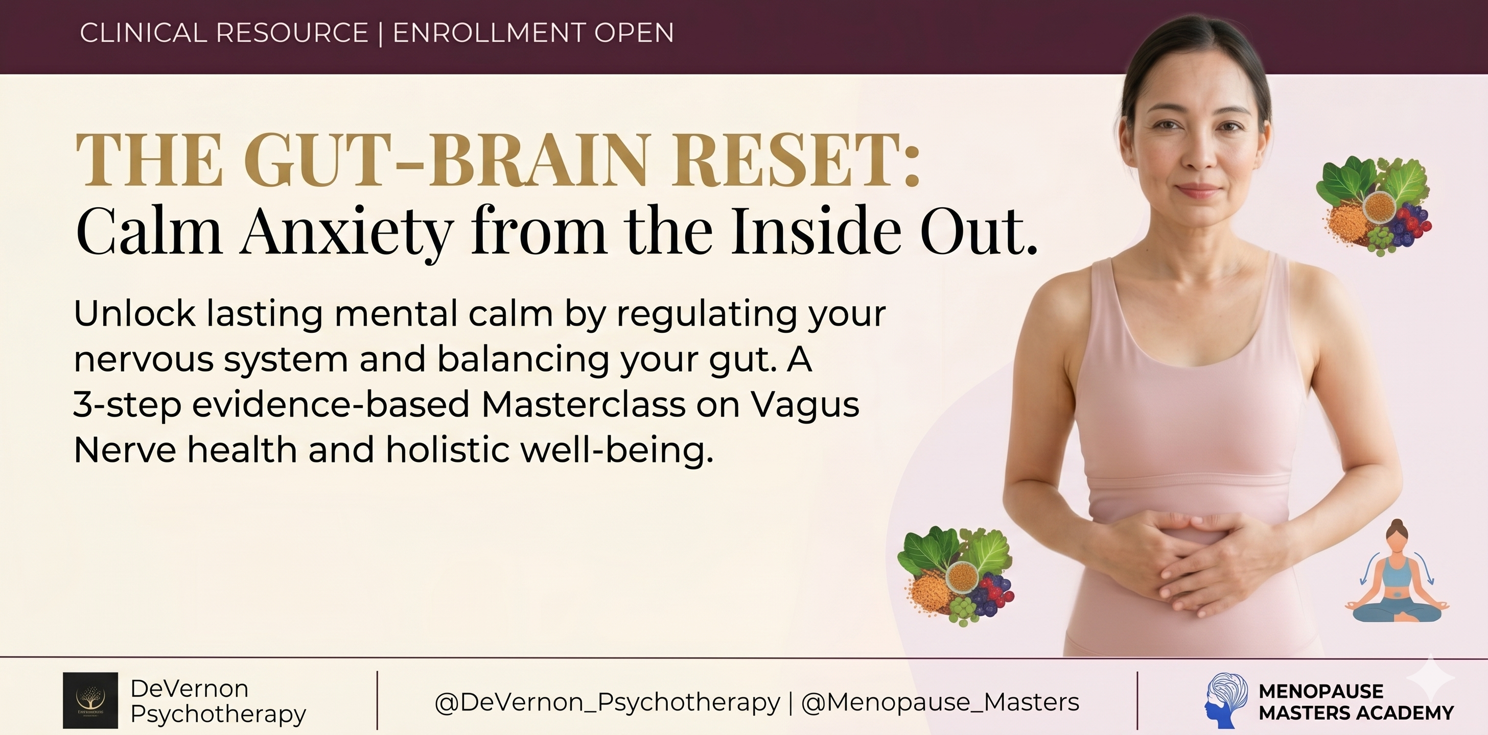 Product image for The Gut-Brain Reset: 3 Daily Evidence-Based Habits to Calm Anxiety From Within