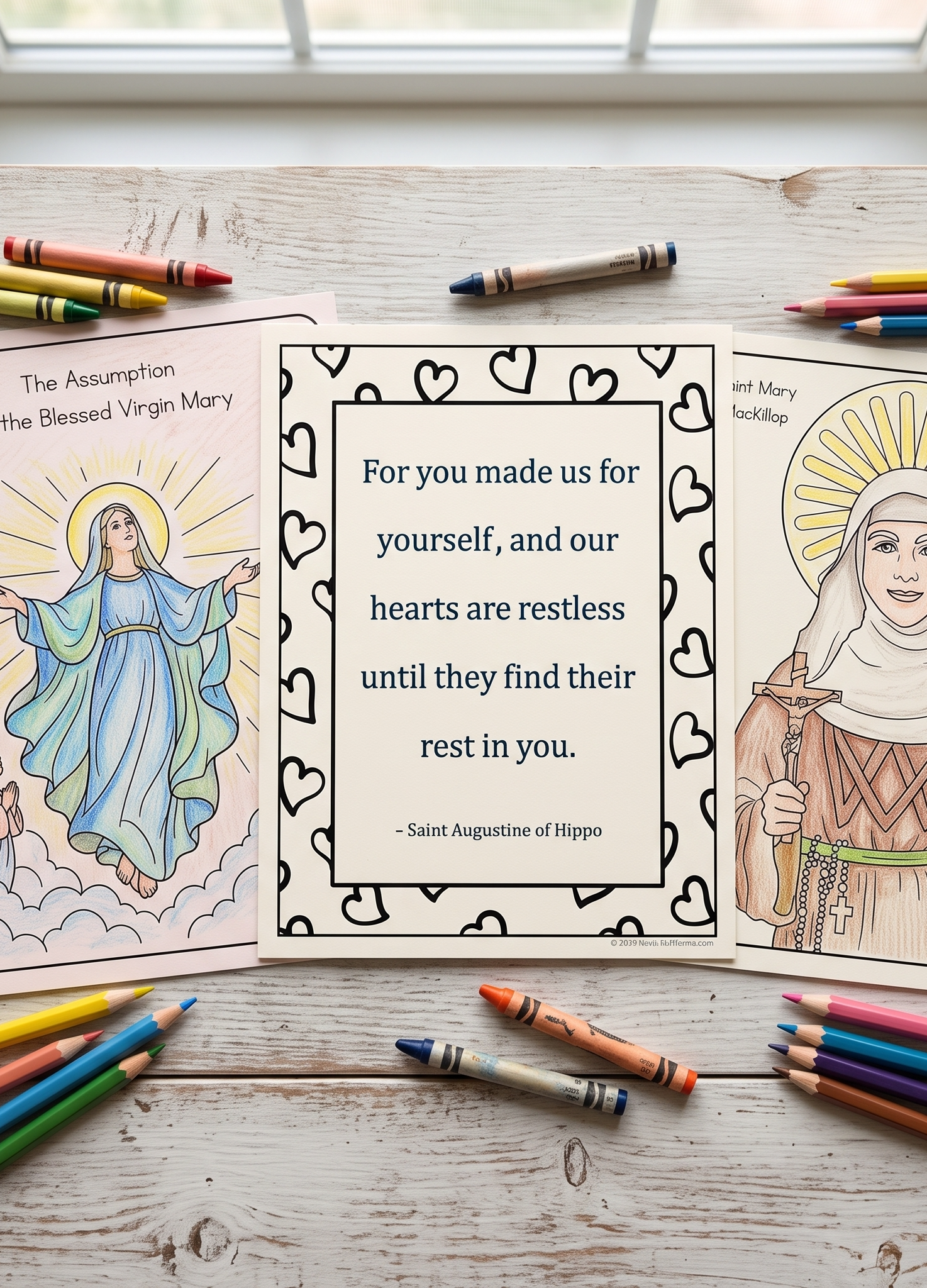 Catholic Icing Monthly Pack Kids Printables