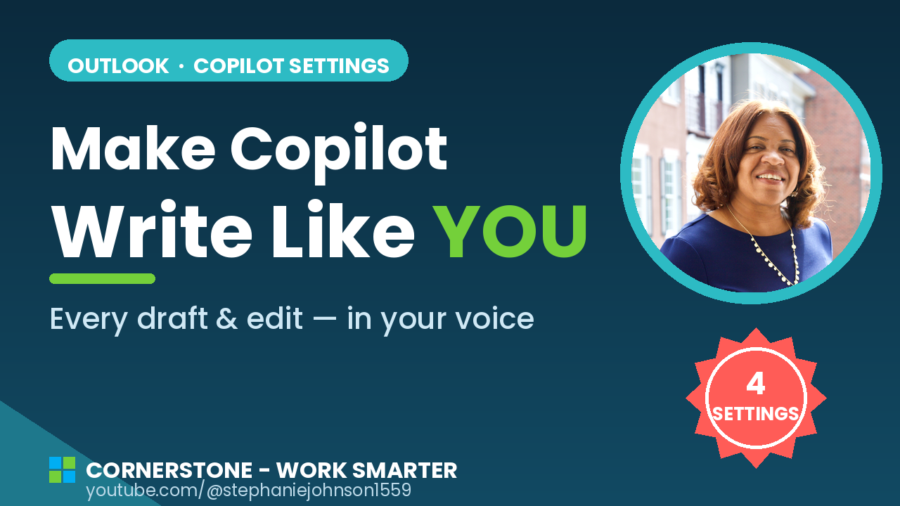 Product image for Outlook Copilot Settings Setup Card (Free)