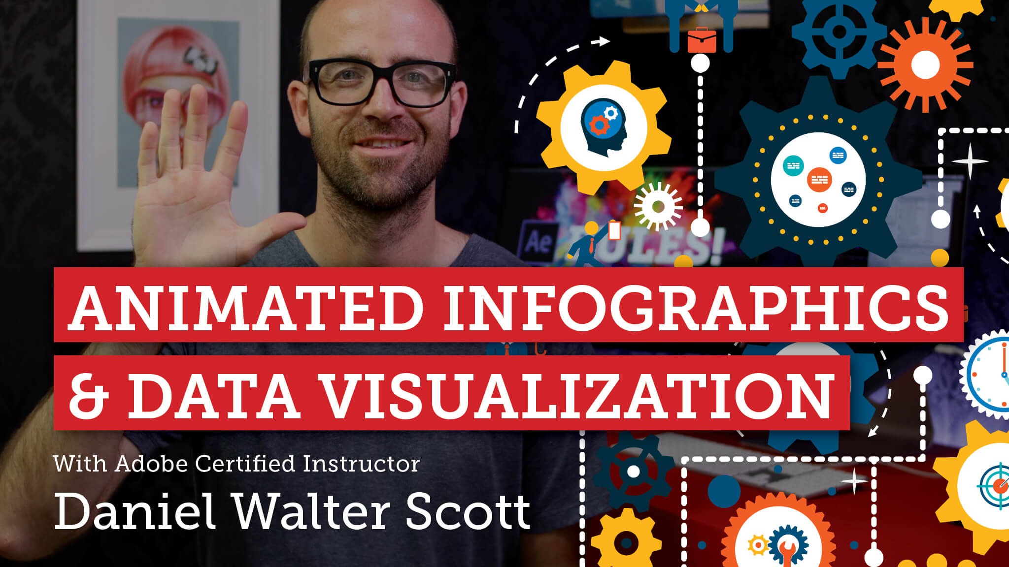 Product image for After Effects - Animated Infographic Video & Data Visualisation