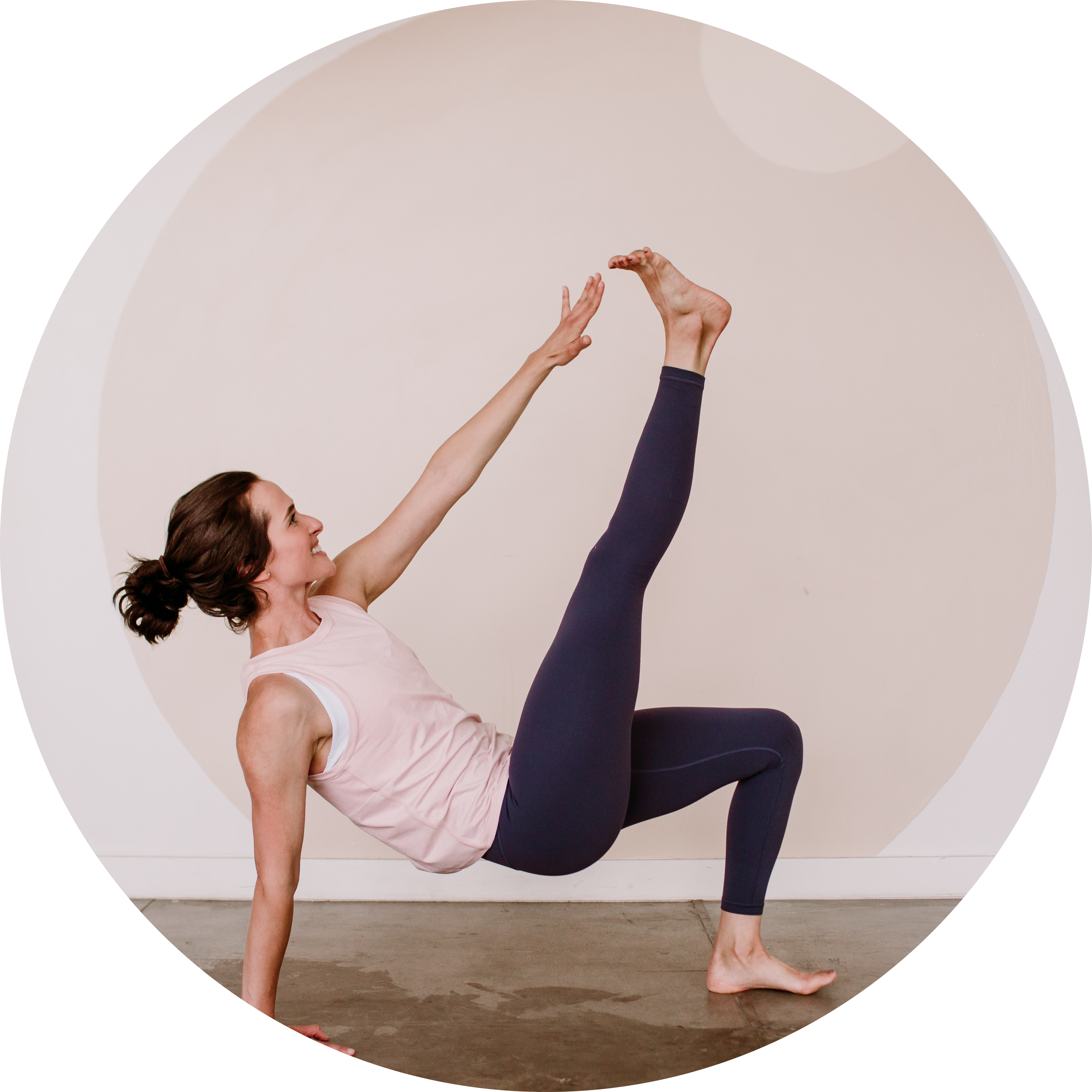 woman exercising with bodyweight
