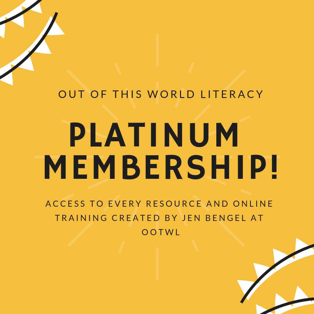 Product image for Out of This World Literacy Platinum Membership Site