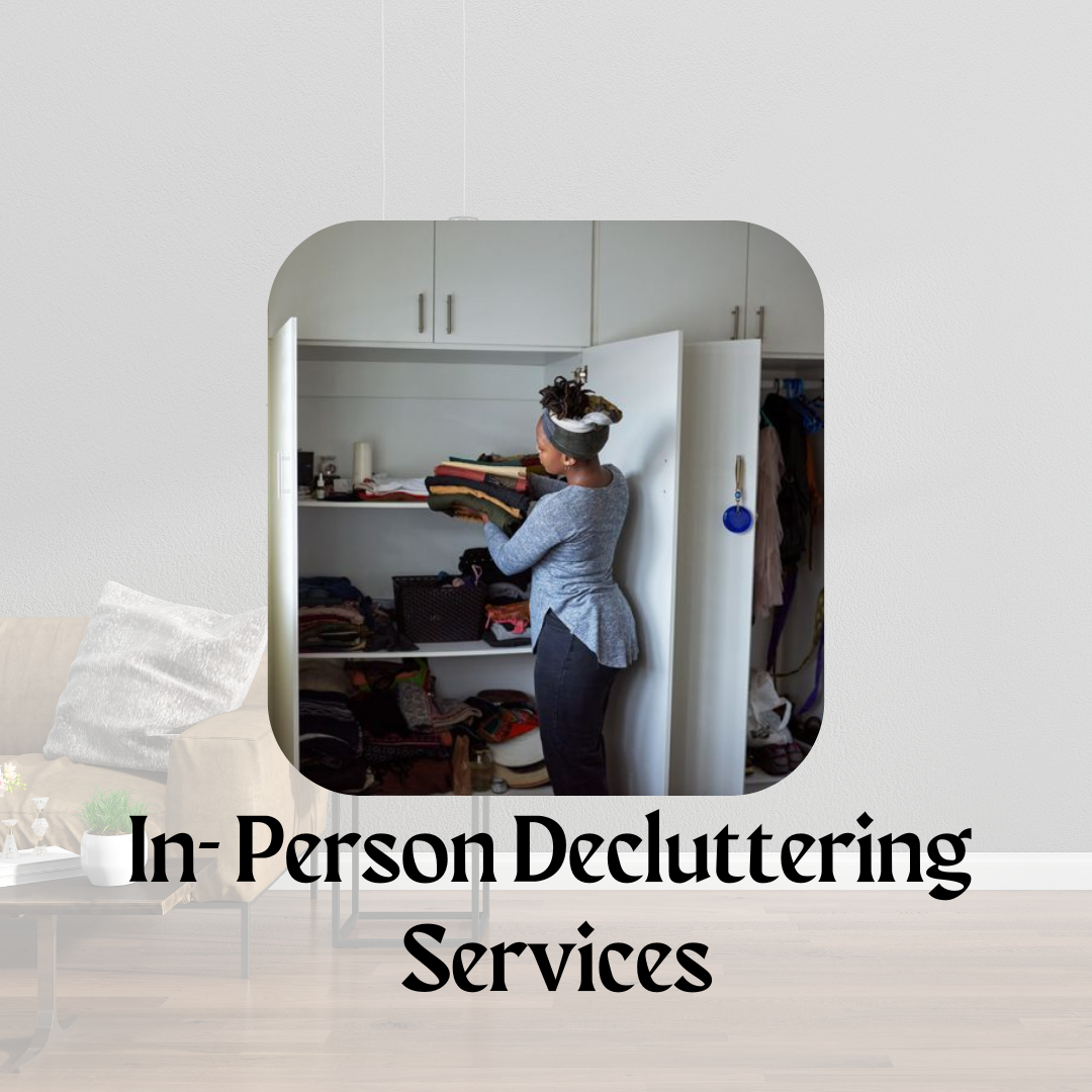 In-person decluttering services