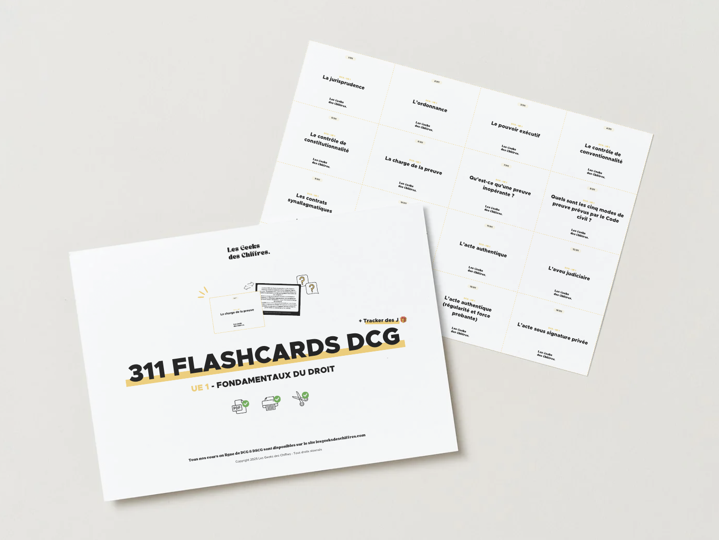 Image du produit pour 311 flashcards DCG : UE 1 Fondamentaux du droit
