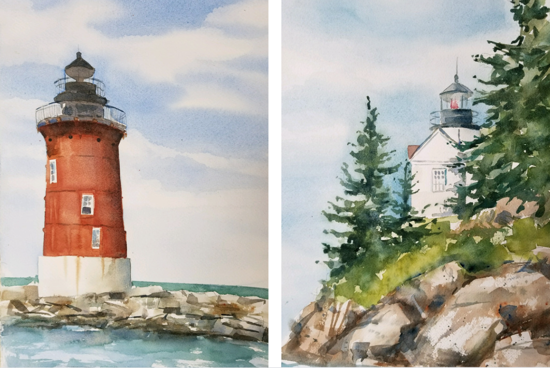 Product image for Paint your Favorite Lighthouse - Workshop replay