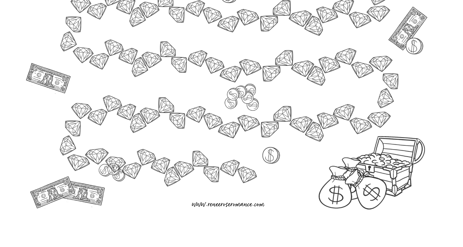 Image of Diamonds &amp; treasure chest