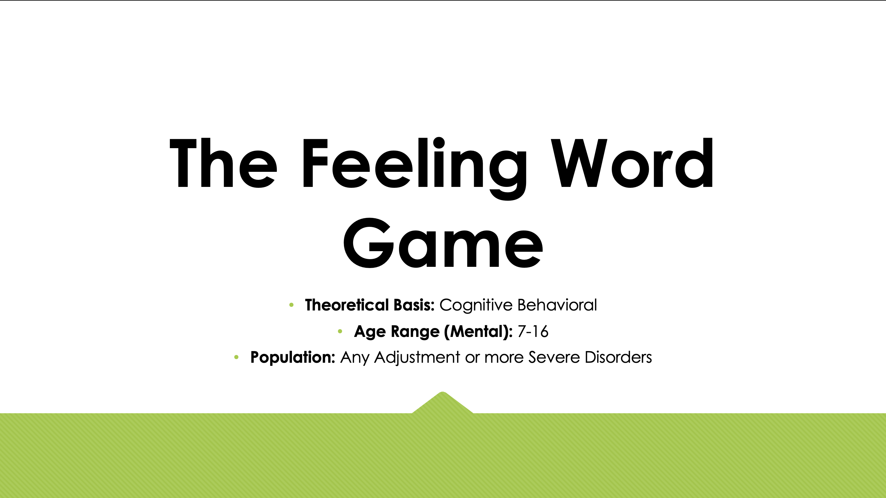 Product image for The Feeling Word Game