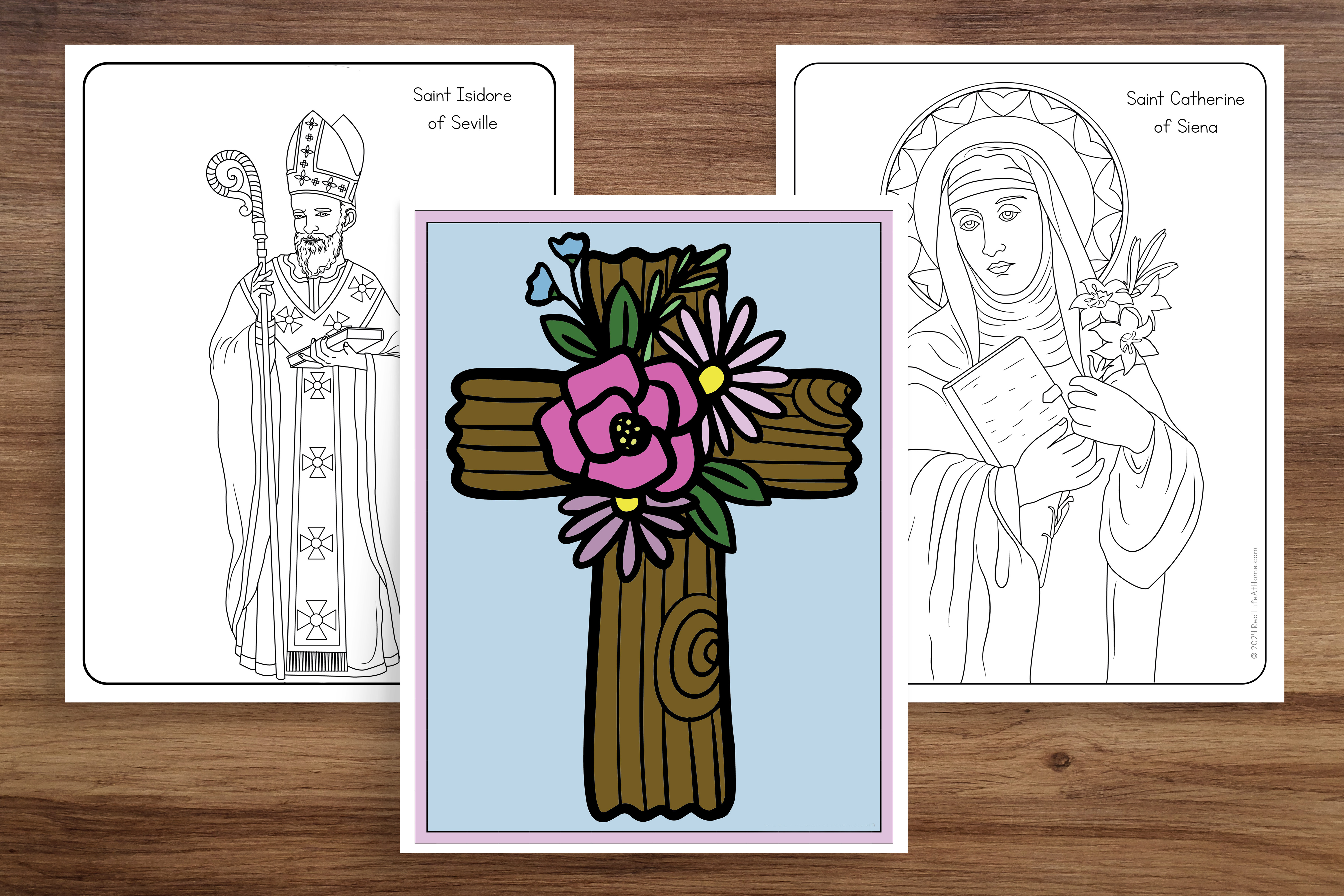 April 2024 Coloring Pages