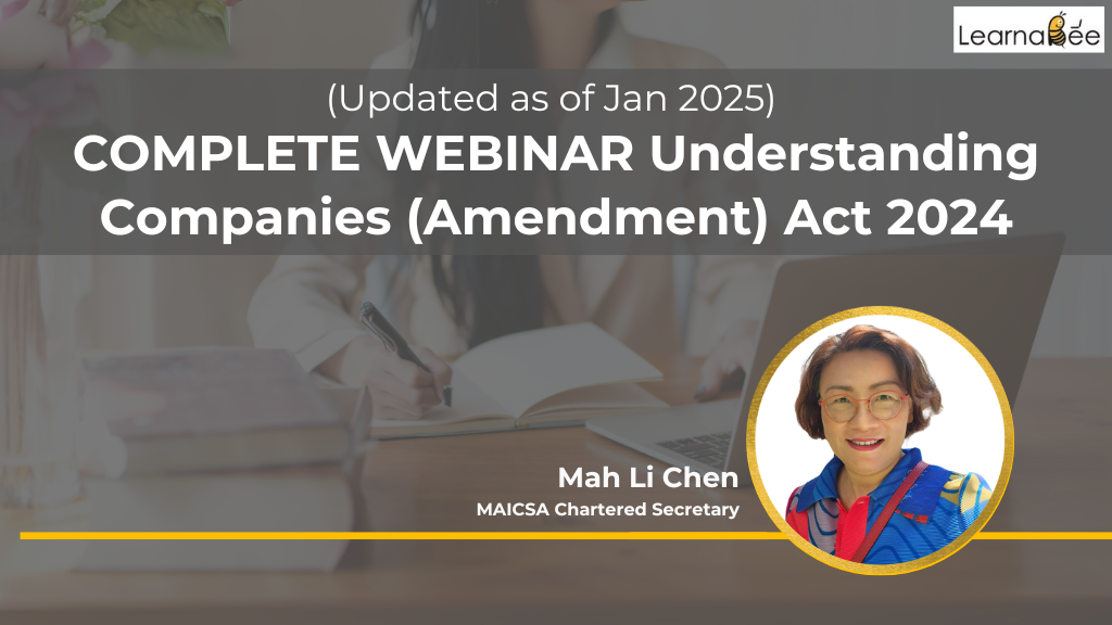 (English) COMPLETE WEBINAR Understanding Companies (Amendment) Act