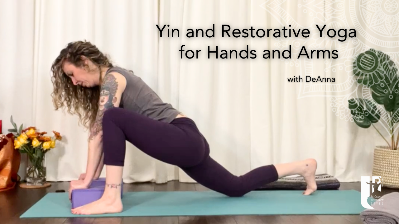 Product image for Yin and Restorative Yoga for Hands and Arms