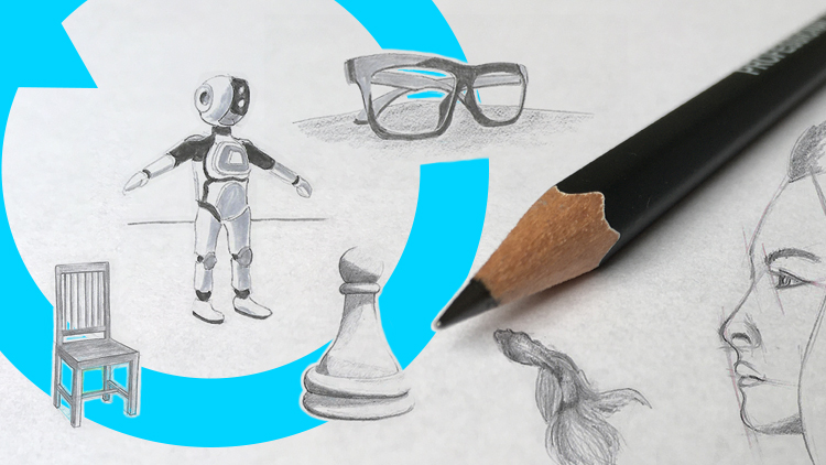 Product image for How to Draw Ep.1 - BASIC DRAWING SKILLS & Sketching Course