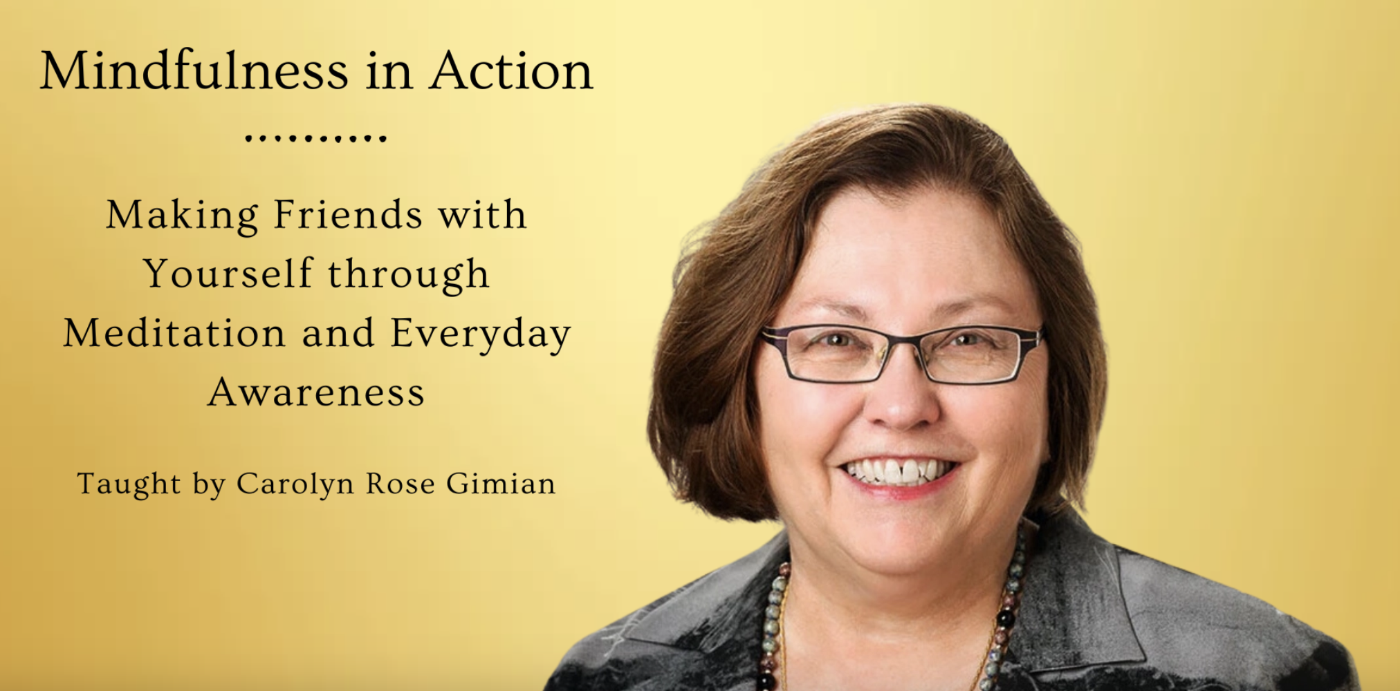 Mindfulness in Action online course