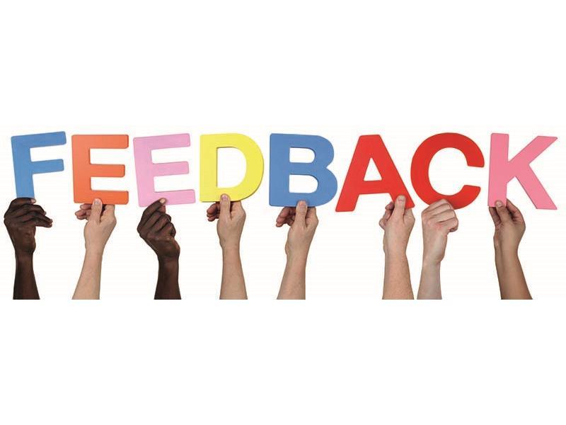 The word "FEEDBACK"