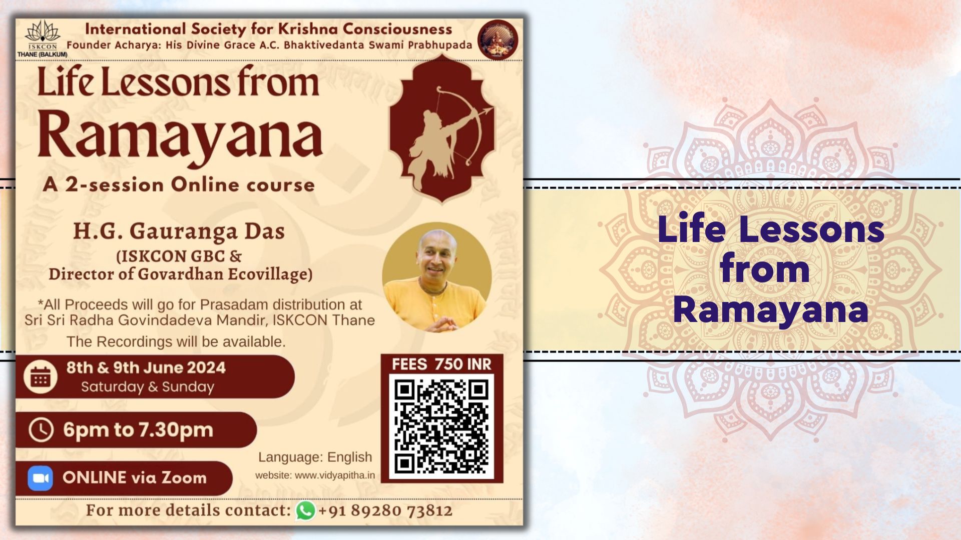 Product image for Life Lessons from Ramayana