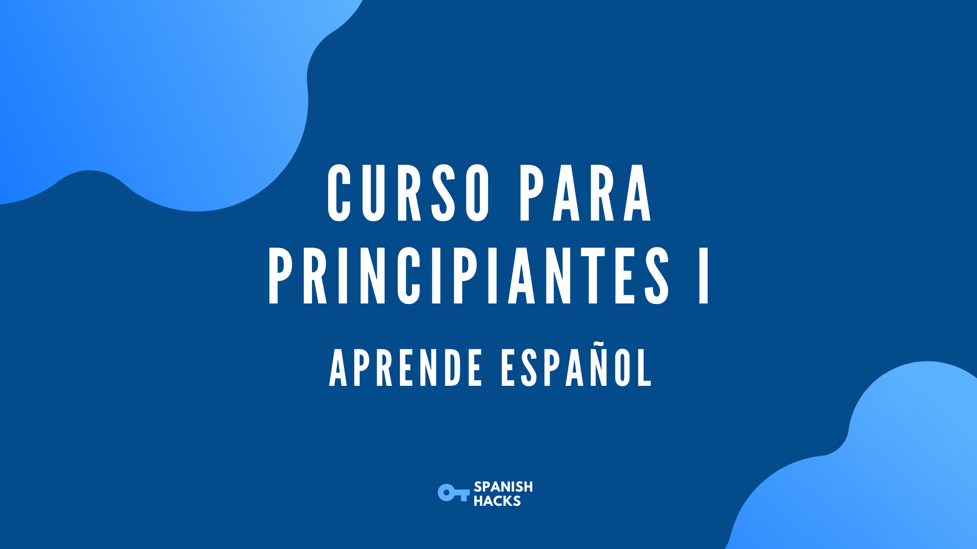 Product image for Curso para principiantes I