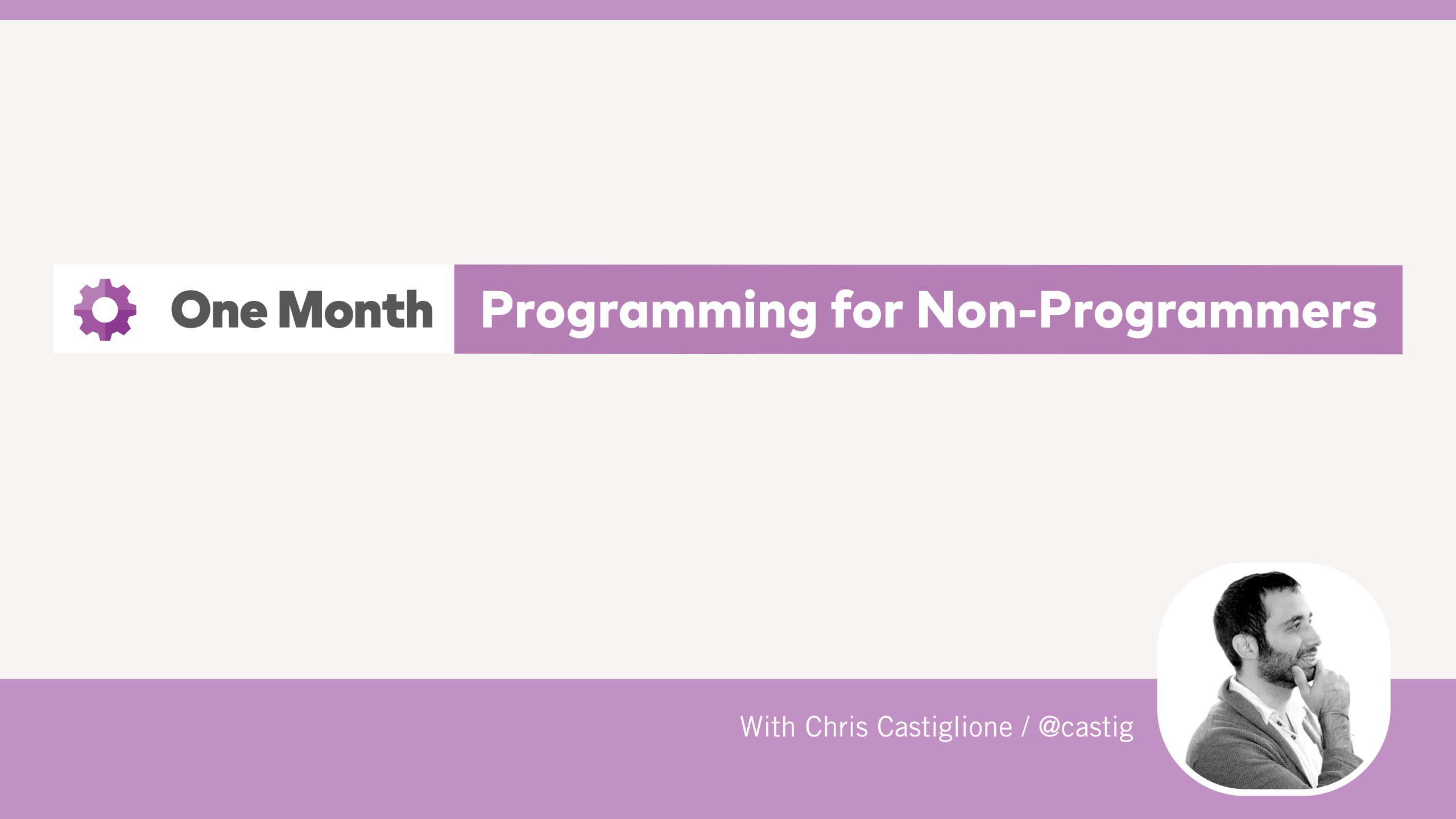 One Month Programming for Non Programmers | StackSkills