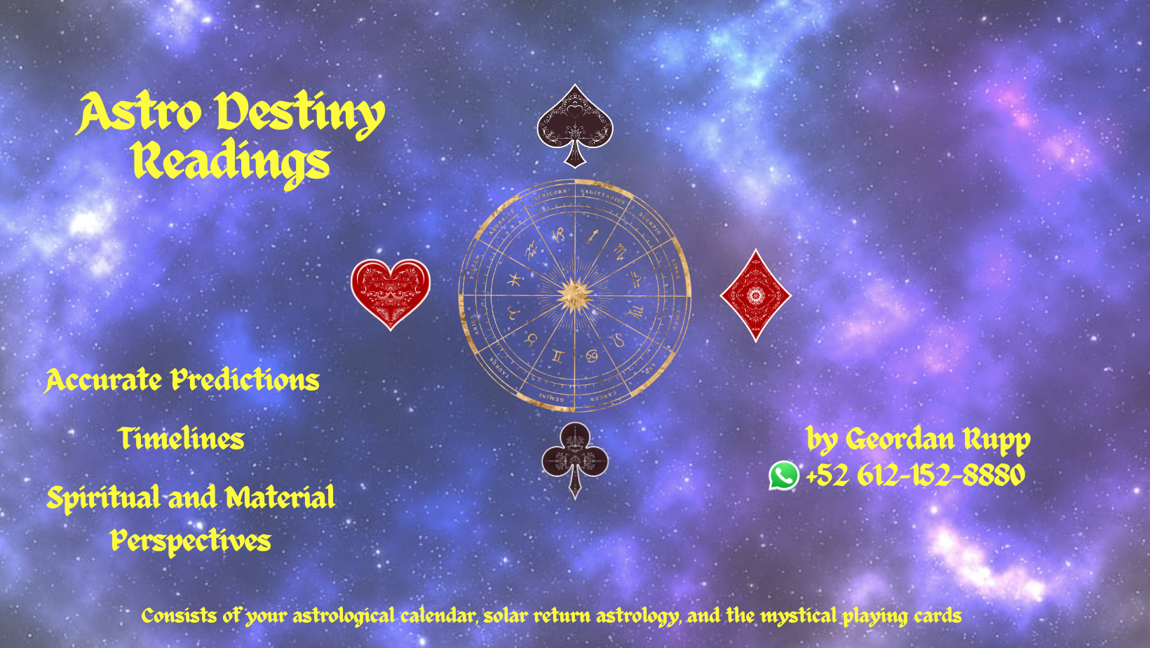 Product image for The Astro Destiny System: transit astrology made easy with the traditional playing cards