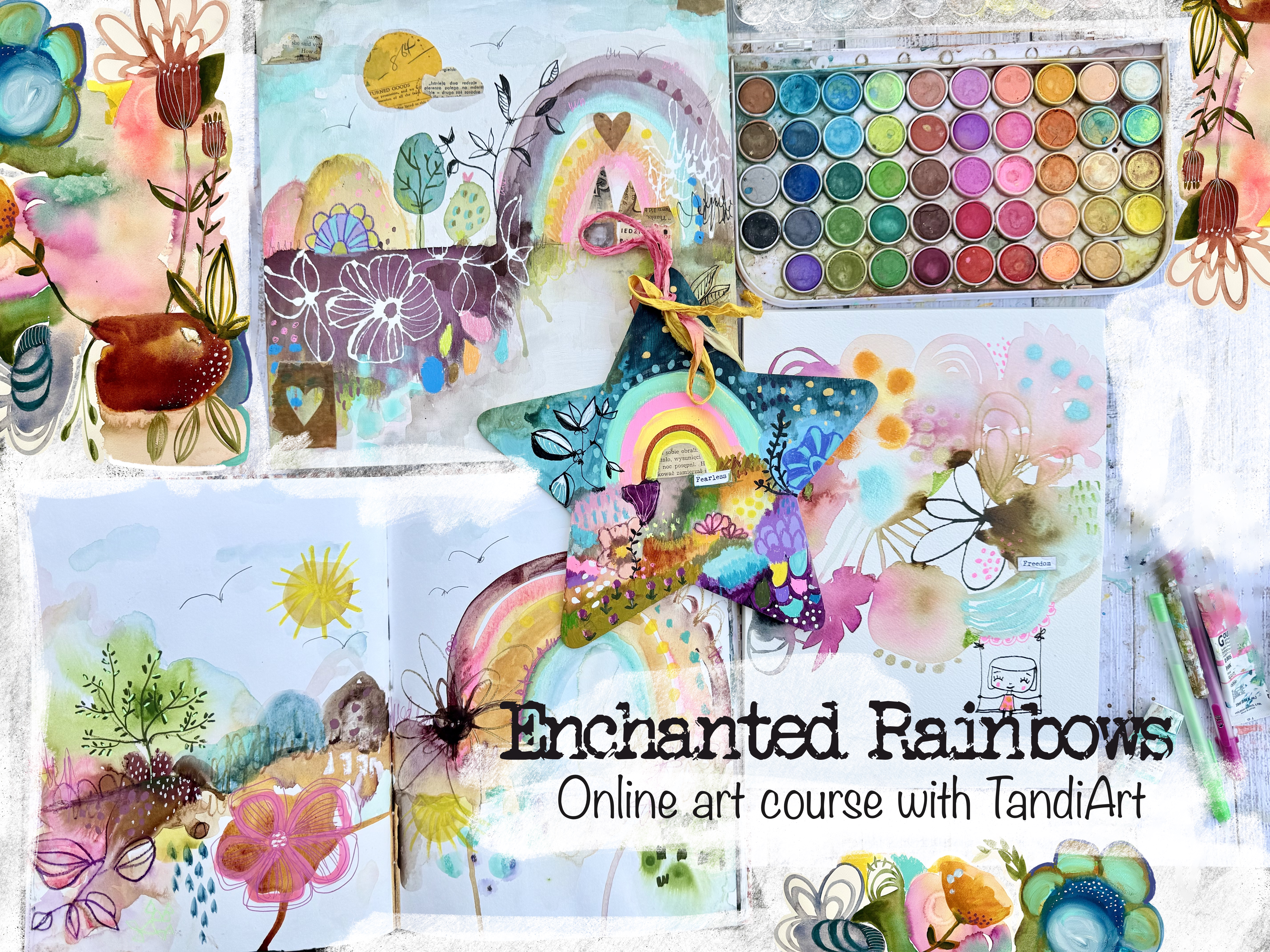 Product image for Whimsical Rainbows 
